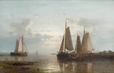 Evening on the Coast by Abraham Hulk